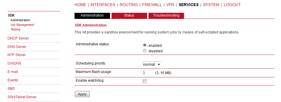 MiDGE Zarządzanie WWW - SERVICES