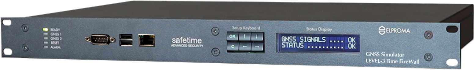 SafeTime GNSS Guard - Firewall i symulator GNSS - Poziom 3